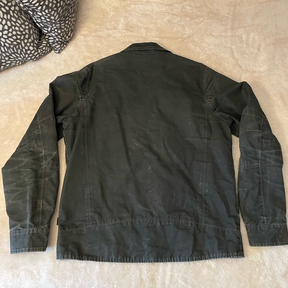 Kuhl Burr Vintage Patina Dye Canvas Jacket Fleece Lined - Mens Large - Picture 4 of 5